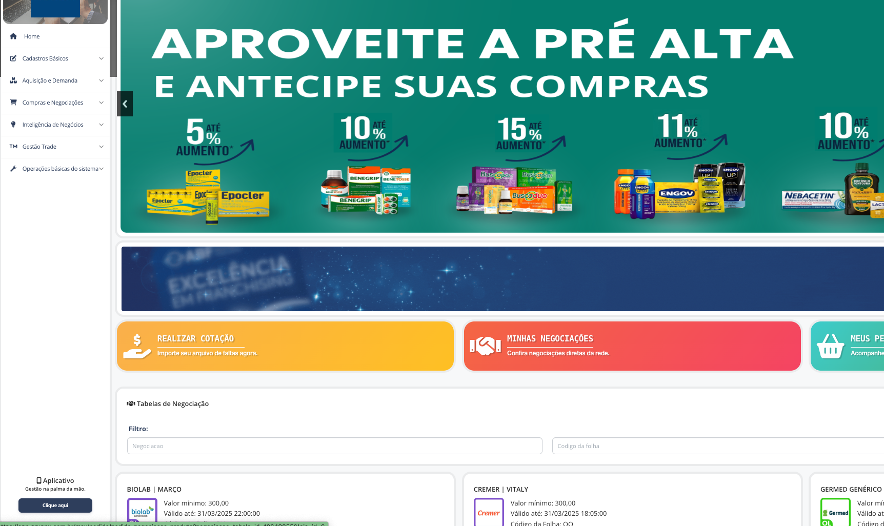 Portal de Marketplace